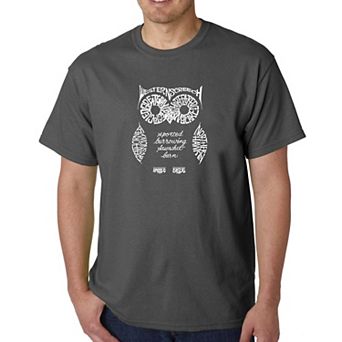 Owl - Men's Word Art T-shirt