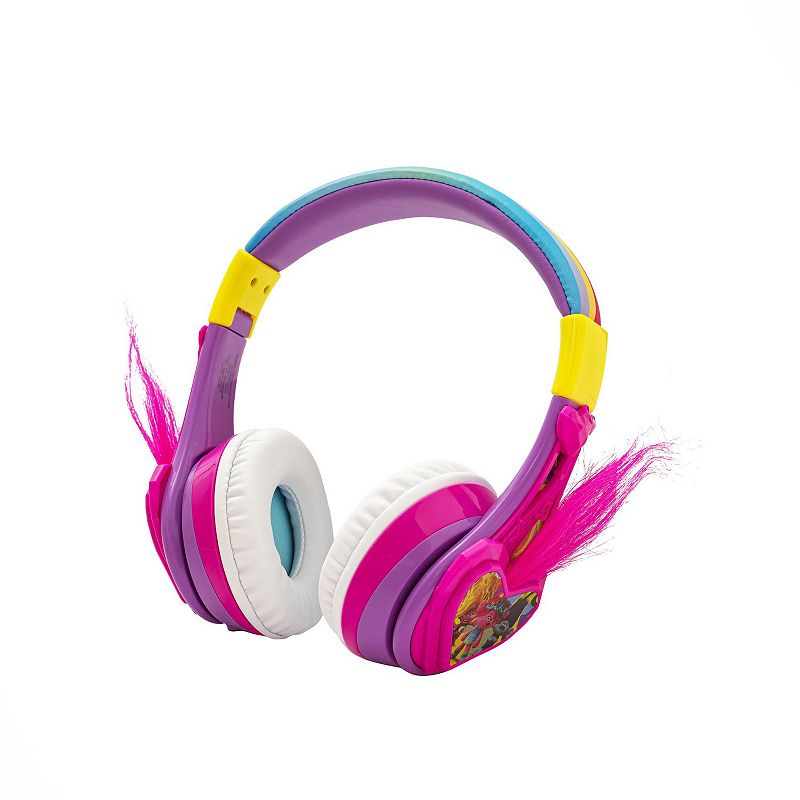 eKids - DreamWorks Trolls Wireless Over-the-Ear Headphones - Pink