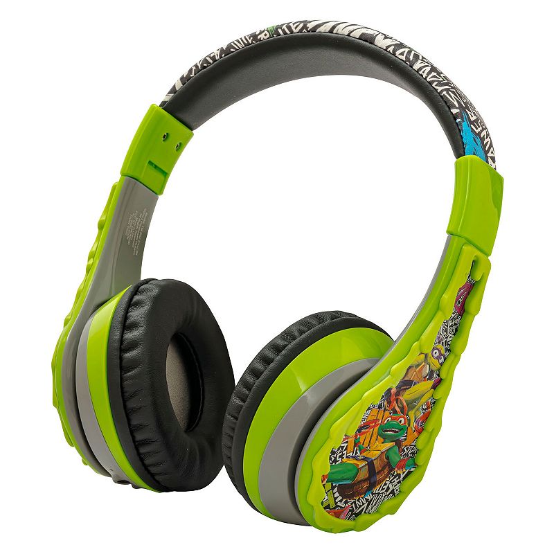 eKids - Teenage Mutant Ninja Turtles Wireless Over-the-Ear Headphones - Green