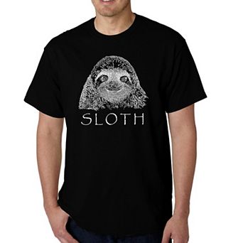 Sloth - Men's Word Art T-shirt
