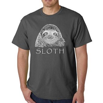 Sloth - Men's Word Art T-shirt
