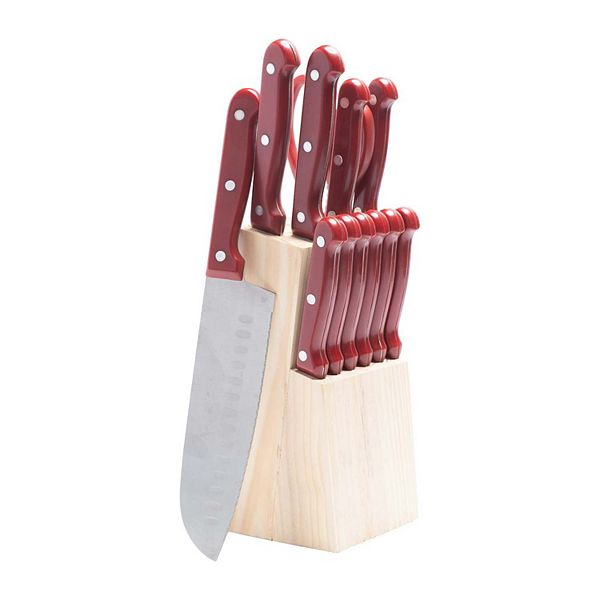 Red Core Knife Block 