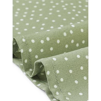 Women's Plus Size Polka Dots Print High Elastic Waist Cami Romper Jumpsuit