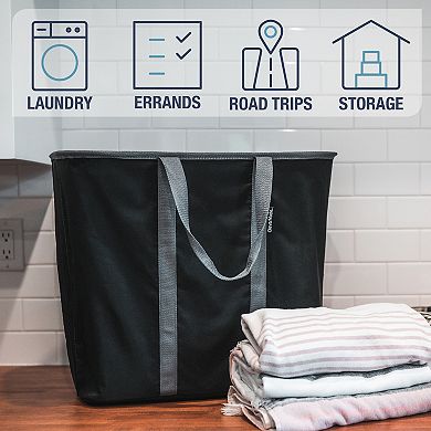 Clevermade Collapsible Laundry Caddy 2-piece Set