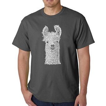 Llama - Men's Word Art T-shirt