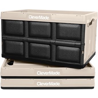 Clevermade Collapsible Storage Bin EcoCrate 3 pc Set