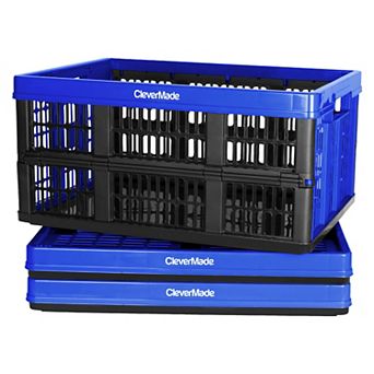 Clevermade Collapsible Utility Crate 3 pc Set