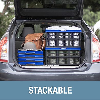 Clevermade Collapsible Utility Crate 3-piece Set