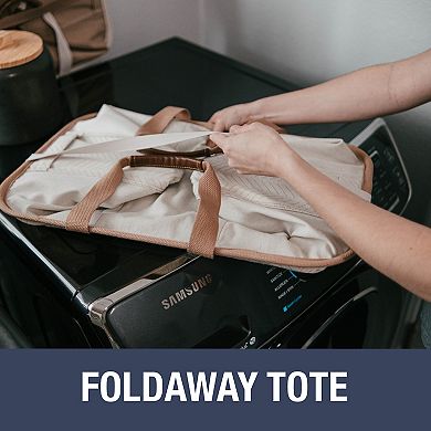 Clevermade Collapsible Laundry Caddy LUXE 2-piece Set