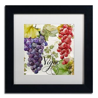 Trademark Fine Art Wines Of Paris I Black Framed Wall Art - Size 16x16