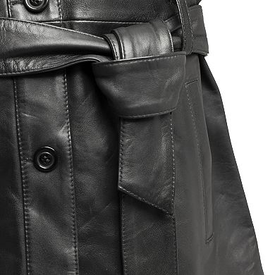 Women's Whet Blu Janely Leather Shirt Jacket