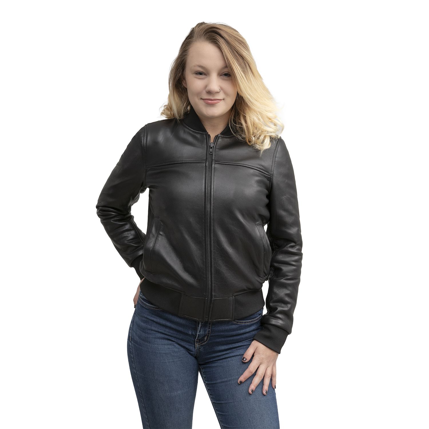 Leather coats at on sale kohl's