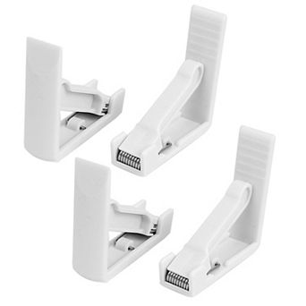 Plastic Cover Cloth Tablecloth Clip Table Spring Loaded Clamp Holder 4 pc