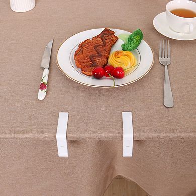 Plastic Cover Cloth Tablecloth Clip Table Spring Loaded Clamp Holder 4 Pcs