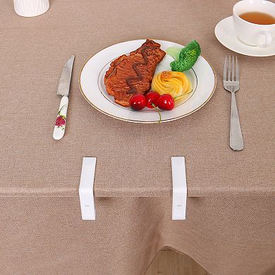 Plastic Cover Cloth Tablecloth Clip Table Spring Loaded Clamp Holder 4 Pcs