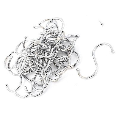 Kitchen Pot Pan Hanging S Shape Stainless Steel Clasp Hooks Hangers 30pcs