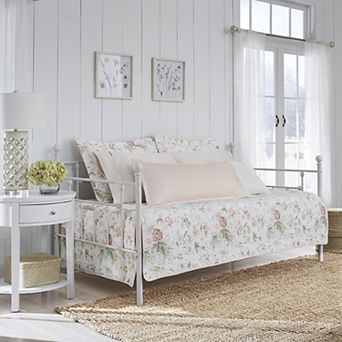 Laura Ashley Breezy Floral Daybed Set with Shams