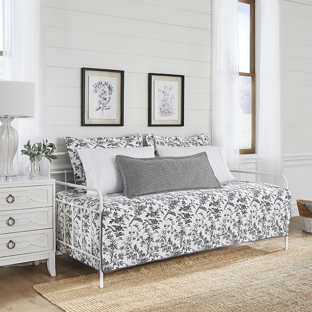 Laura Ashley Amberley Floral Daybed Set with Shams