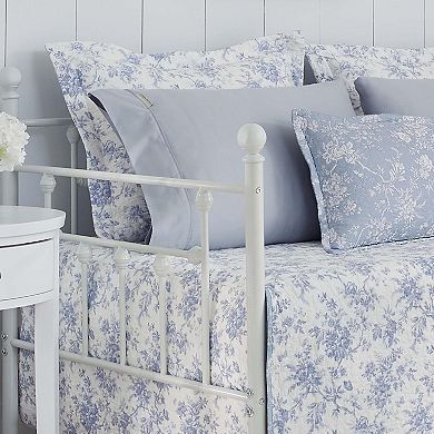 Laura Ashley Walled Garden Floral Daybed Set with Shams