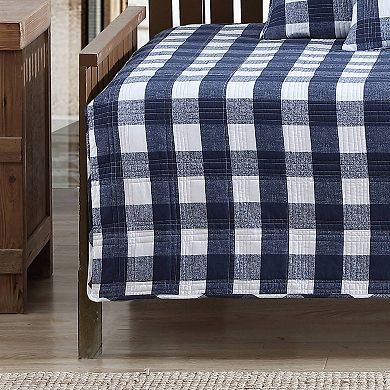 Eddie Bauer Lakehouse Plaid Daybed Quilt Set with Shams