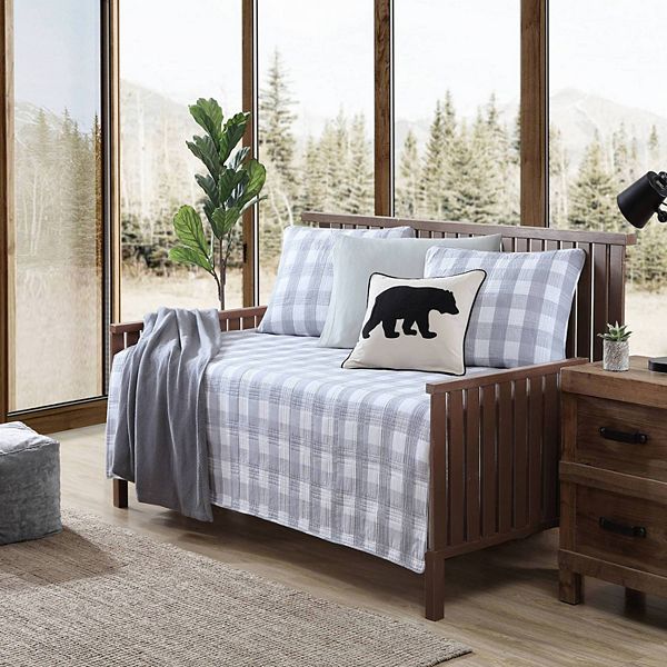 Eddie Bauer Lakehouse Plaid Daybed Quilt Set with Shams