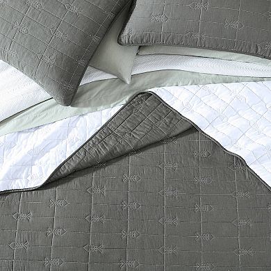Eddie Bauer Troutdale Solid Daybed Quilt Set with Shams