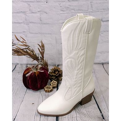 Qupid Montana-73 Women's Embroidered Western Boots