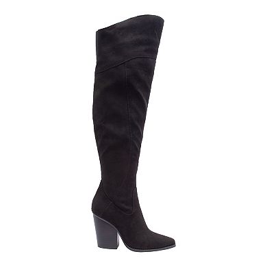 Qupid Slay-78X Women's Over-The-Knee Boots