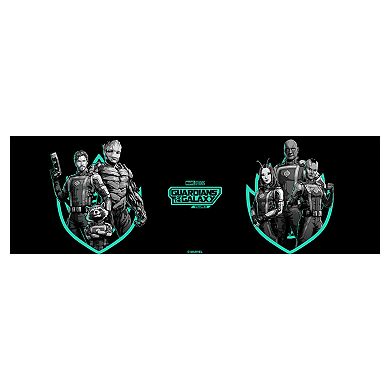 Marvel Guardians Of The Galaxy 3 Group Badges 27-oz. Stainless Steel Travel Mug