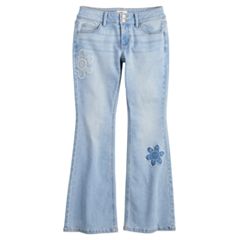 Buy MEILONGER Girls Flared Jeans Kids Bell Bottom Pants Size 8,10