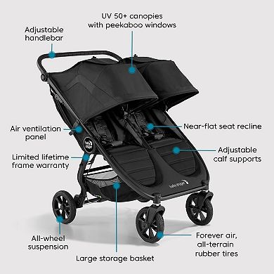 Baby Jogger City Mini GT2 All-Terrain Double Stroller