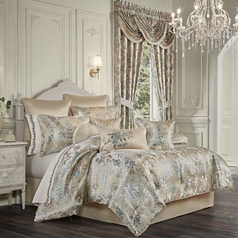 Five Queens Court Jillian Euro Comforter & Sham Set