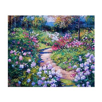 Trademark Fine Art David Lloyd Glover 'Natures Garden' Wood Slat Art - Size: 16X13