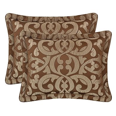 Five Queens Court La Grande Copper Euro Comforter & Sham Set