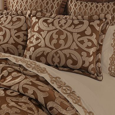 Five Queens Court La Grande Copper Euro Comforter & Sham Set