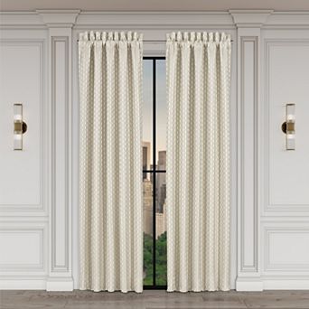Five Queens Court Melbourne Set of 2 Window Curtain Panels