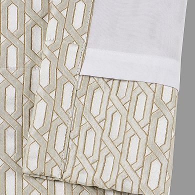 Five Queens Court Melbourne Set of 2 Window Curtain Panels