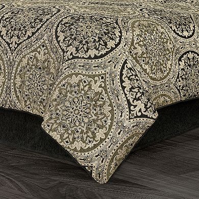 Five Queens Court Terrance Euro Comforter & Sham Set