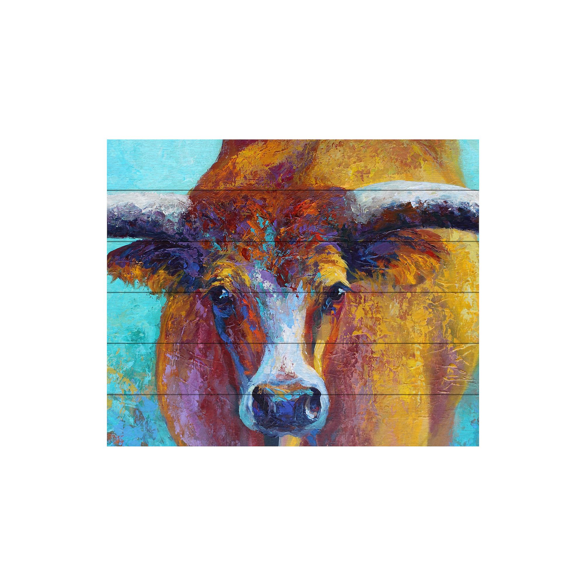 Trademark Fine Art Wide Spread Wood Slat Art - Size: 16X13, Multi