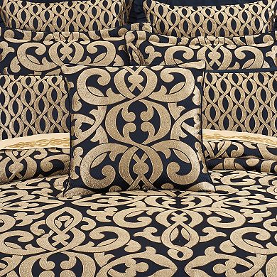 Five Queens Court Baylor Square Decorative Throw Pillow