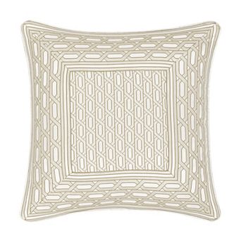 Five Queens Court Melbourne 20" Square Decorative Throw Pillow