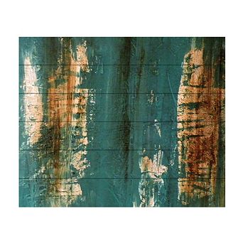 Trademark Fine Art The Wash Wood Slat Wall Art - Size: 16X16