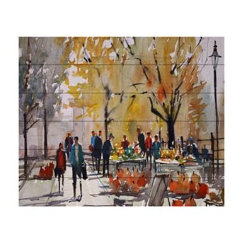 Trademark Fine Art Farm Market Wood Slat Wall Art - Size: 12"X16"