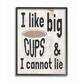 Stupell Home Decor Big Cups Wall Art - Size: 24X30