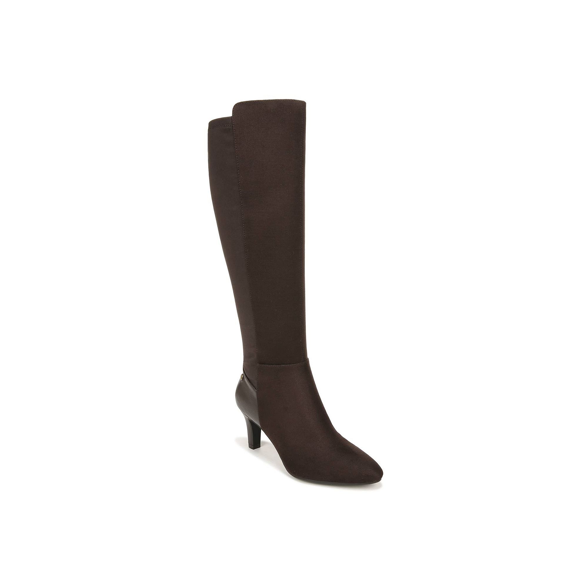 LifeStride Gracie Womens Knee High Boots, Size: 6 Wide, Dark Brown