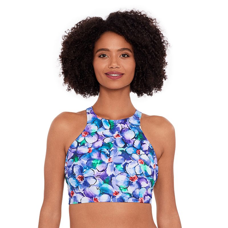 Women's Eco Beach Strappy Back Longline Bikini Top, Size: Medium, Pura Vida
