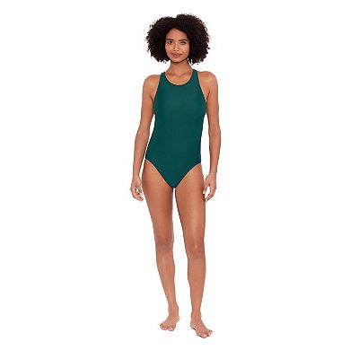 Women's Eco Beach Highneck One-Piece Swimsuit