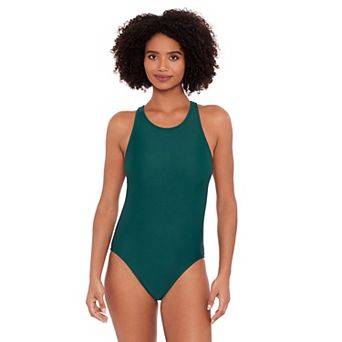 Women's Eco Beach Highneck One-Piece Swimsuit