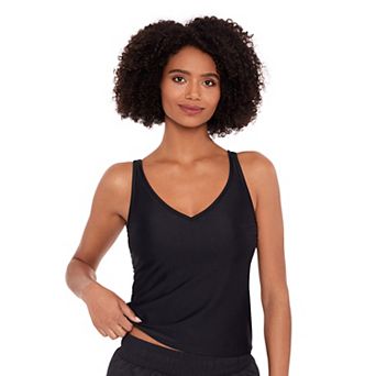 Women's Eco Beach V-Neck Strappy Back Tankini Swim Top