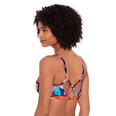 Women's Eco Beach V-Neck Hook Back Bikini Top